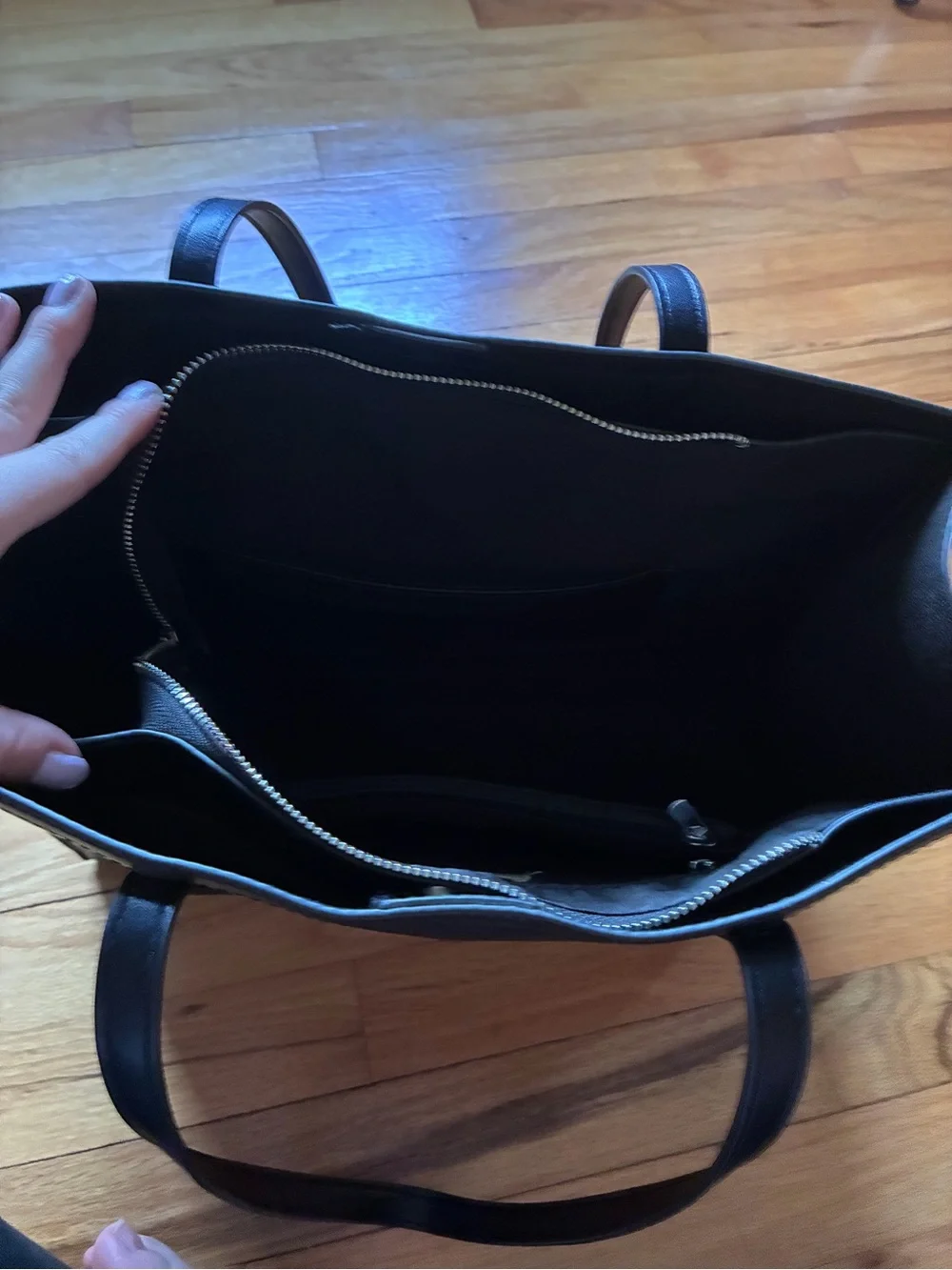 Black Rachel Zoe Tote Purse